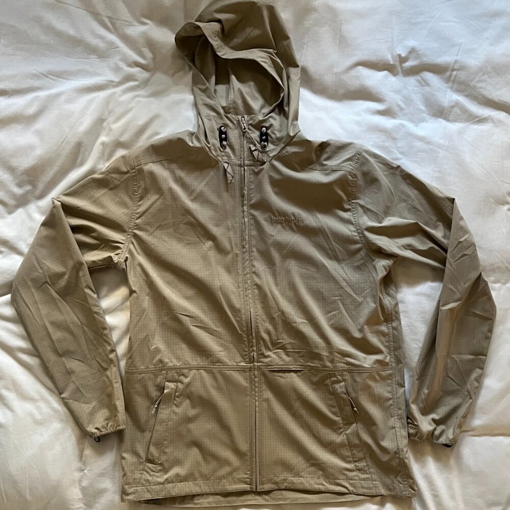Patagonia Men’s Jacket- Patagonia Stretch Terre Planing Hooded Jacket- Med